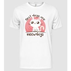 Pólómánia Best days are Meowdays - Férfi Alap póló