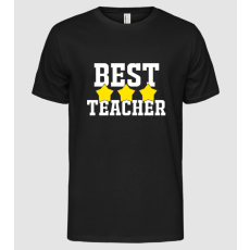 Pólómánia Best teacher - Férfi Alap póló