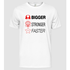 Pólómánia bigger stronger faster - Férfi Alap póló