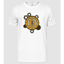 Pólómánia Bitcoin mechanika - Férfi Alap póló férfi póló