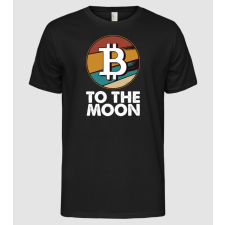 Pólómánia Bitcoin to the moon - Férfi Alap póló férfi póló