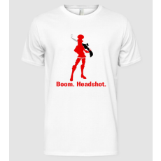 Pólómánia Boom. Headshot - Férfi Alap póló