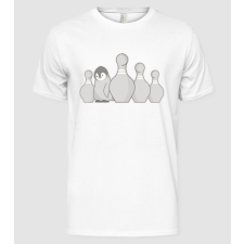 Pólómánia Bowling pingvin - Férfi Alap póló férfi póló