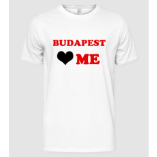 Pólómánia Budapest Love Me - Férfi Alap póló férfi póló