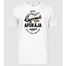 Pólómánia Büszke apuka két gyermek - Férfi Alap póló