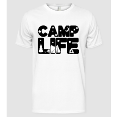 Pólómánia Camp life 2c - Férfi Alap póló