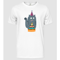 Pólómánia cat_cake - Férfi Alap póló