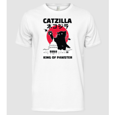 Pólómánia Catzilla - Cica Godzilla - Férfi Alap póló férfi póló