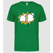 Pólómánia Comic Number 1 - Férfi Alap póló férfi póló