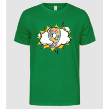 Pólómánia Comic Number 9 - Férfi Alap póló férfi póló