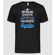 Pólómánia Csak egyvalaki keményebb Havanese - Férfi Alap póló férfi póló