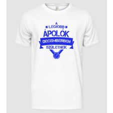 Pólómánia Csillagos legjobb szülinapos ápoló DECEMBER - Férfi Alap póló férfi póló