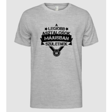 Pólómánia Csillagos legjobb szülinapos asztalos-május - Férfi Alap póló