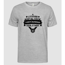 Pólómánia Csillagos legjobb szülinapos asztalos-március - Férfi Alap póló férfi póló