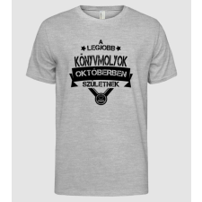 Pólómánia Csillagos legjobb szülinapos könyvmolyok OKTÓBER - Férfi Alap póló férfi póló