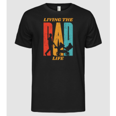 Pólómánia Dad Life Apának - Férfi Alap póló
