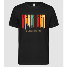 Pólómánia Debrecen város sziluett  - Férfi Alap póló férfi póló