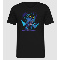 Pólómánia Dungeon Master - Férfi - Unisex V-nyakú póló