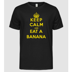 Pólómánia Eat banana - Férfi Alap póló