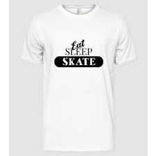 Pólómánia eat sleep skate - Férfi Alap póló férfi póló