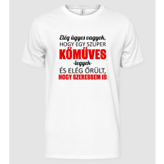 Pólómánia Elég ügyes vagyok hogy KŐMŰVES  legyek - Férfi Alap póló