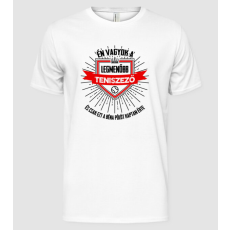 Pólómánia Én vagyok a legmenőbb sportoló TENISZEZŐ - Férfi Alap póló