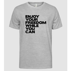 Pólómánia enjoy_your_freedom - Férfi Alap póló