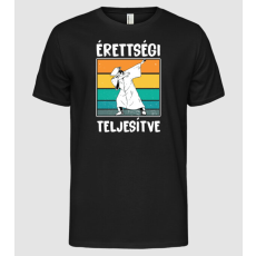 Pólómánia Érettségi teljesítve retro - Férfi Alap póló