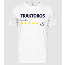 Pólómánia Értékelés 5 csillag - TRAKTOROS - Férfi Alap póló