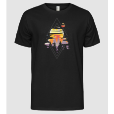 Pólómánia Esti tájkép - Férfi Alap póló