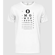 Pólómánia eye_read - Férfi Alap póló