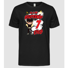 Pólómánia Ez a kis szuperhős 7 éves (lányoknak) - Férfi Alap póló férfi póló