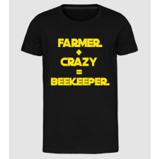 Pólómánia Farmer crazy beekeeper - Férfi Prémium Slim-Fit Póló