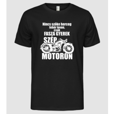 Pólómánia Fasza gyerek motoron - Férfi Alap póló
