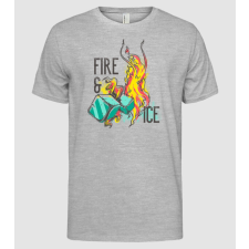 Pólómánia Fire and Ice - Férfi Alap póló férfi póló
