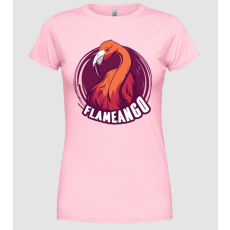 Pólómánia Flamingo - Női Kerek nyakú Póló