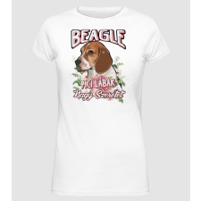 Pólómánia FLORAL DOGGO beagle - Női Alap póló női póló