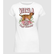 Pólómánia FLORAL DOGGO  vizsla - Női Alap póló női póló