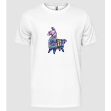 Pólómánia Fortnite láma - Férfi Alap Póló férfi póló