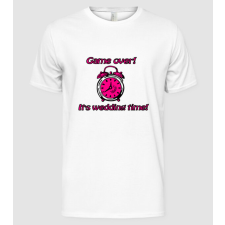 Pólómánia game over! it's wedding time - Férfi Alap póló férfi póló