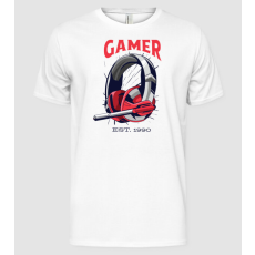 Pólómánia Gamer született 1990 - Férfi Alap póló