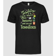 Pólómánia Gardening is cheaper than theraphy - Férfi Alap póló férfi póló