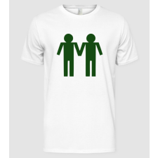 Pólómánia Gay couple - Férfi Alap póló férfi póló