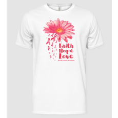 Pólómánia Gerbera faith hope love - Férfi Alap póló