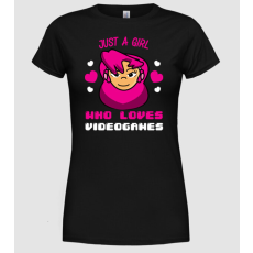 Pólómánia Girl Gamer - Női Kerek nyakú Póló