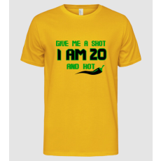 Pólómánia Give me a shot - 20 - Férfi Alap póló