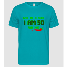 Pólómánia Give me a shot - 50 - Férfi Alap póló