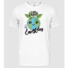 Pólómánia Go planet its your earth day - Férfi Alap póló