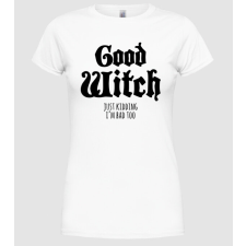 Pólómánia Good Witch páros póló - Női Kerek nyakú Póló női póló