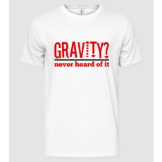 Pólómánia gravity_neverheard.eps - Férfi Alap póló